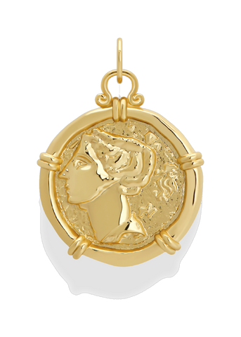 Naomi Ancient Coin Charm