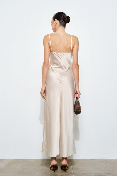 Clarisse Embroidered Slip Dress