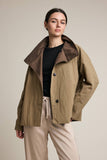 Reversible Plaid Button Jacket