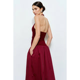 Odette Ruched Maxi Dress