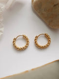 Cere Twisted Hoops