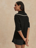 Arney Half Zip Knit Polo