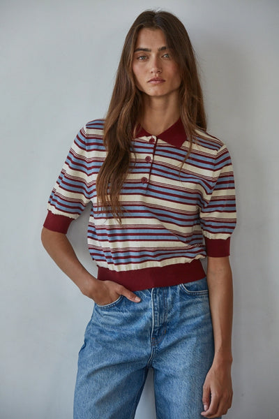 Varsity Sweater Top
