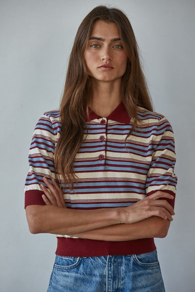 Varsity Sweater Top