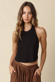 Hester Halter Top - Black