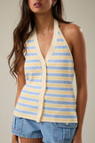 At the Dock Stripe Halter Top