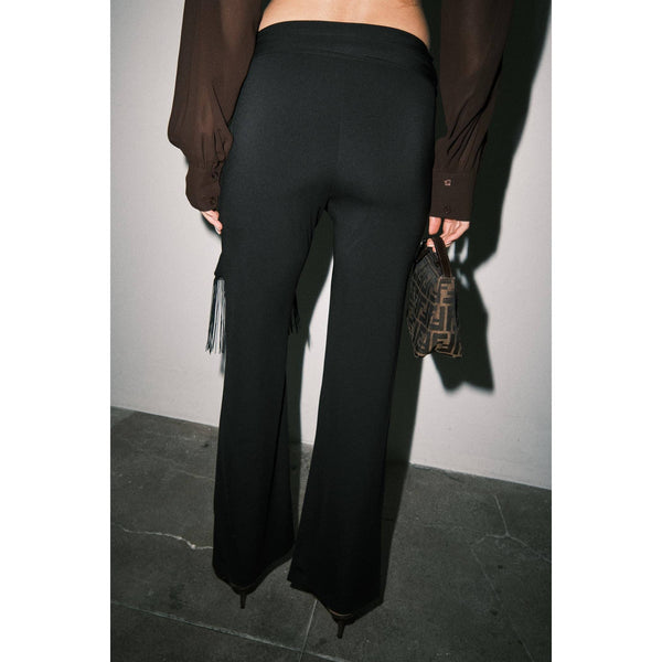 Sutton Fringe Tie Wide Leg Pants