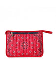 Bandana Cosmetic Pouch - Red