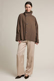 Reversible Plaid Button Jacket