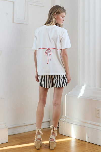 Bikini Graphic Tee - Red