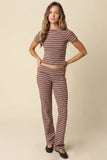 Esther Striped Top Set