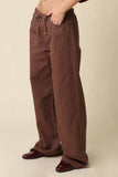 Kaylyn Drawstring Pants - Brown