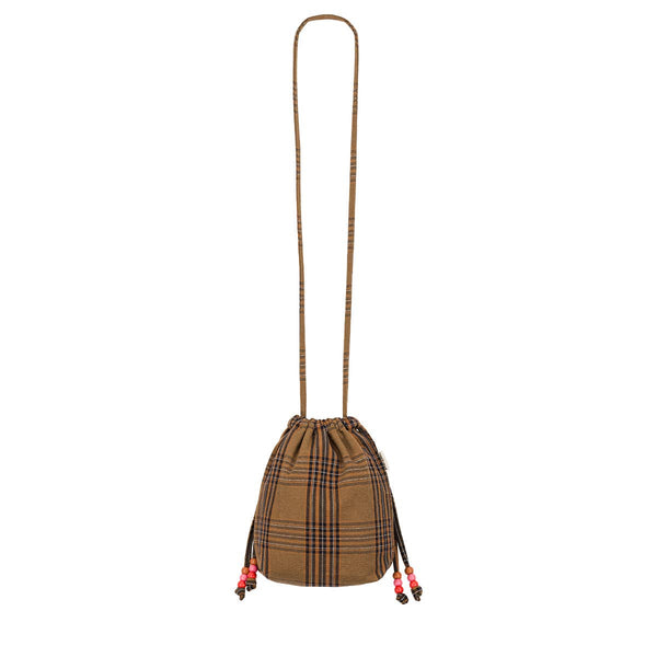 Billie Paloma Tartan Bucket Bag