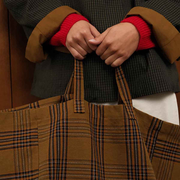 Elisa Tartan Tote