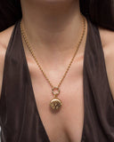 Soren Ball Charm Clip Necklace