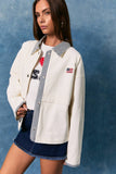 Americana Gingham Trim Jacket