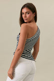 Newport Stripe Top - Blue