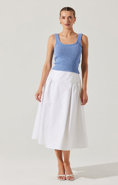 Virgo Sweater Tank - Blue