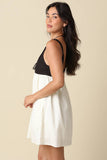 Kamari Contrast Mini Dress
