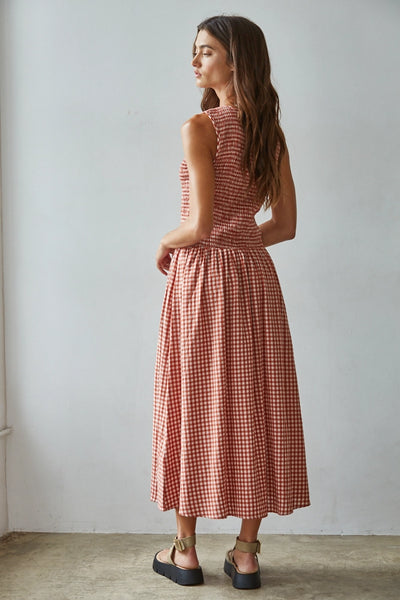 Kelsey Gingham Midi