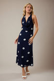 Polka Dot Scarf Dress