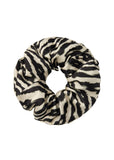Zyra Silk Scrunchie - Black