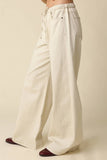 Kaylyn Pants in Natural Taupe, back view