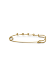 Charm Holder Brooch in gold
