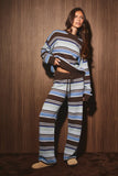 Multi Stripe Sweater Set