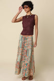 Jade Embroidered Open-Back Top