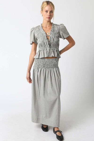 Rory Gingham Skirt