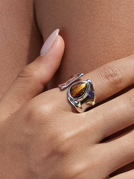 Jaspe Statement Ring