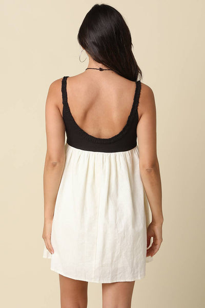 Kamari Contrast Mini Dress