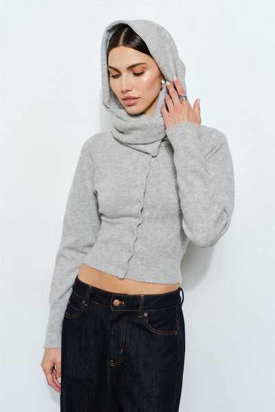 Pia Cardigan W/ Scarf