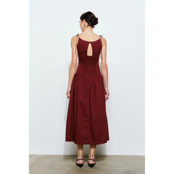 Jacqueline Drop Waist Midi Dress