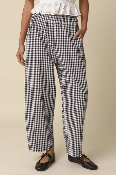 Scarlett Gingham Baggy Pants