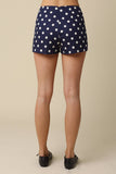 Nataly Polka Dot Linen Shorts