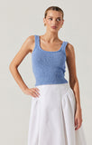 Virgo Sweater Tank - Blue