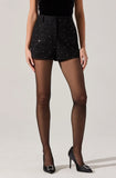 Wynn Shorts - Black Embellished