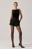 Wynn Shorts - Black Embellished