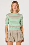 Colette Sweater - Green Stripe