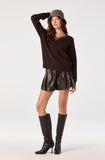 Jadyn Sweater in brown, styled lifestyle shot