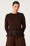 ASTR The Label Juliette Sweater in Espresso