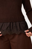 ASTR The Label Juliette Sweater in Espresso