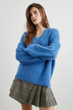 Adriana Mini Skirt - Teal Multi Check