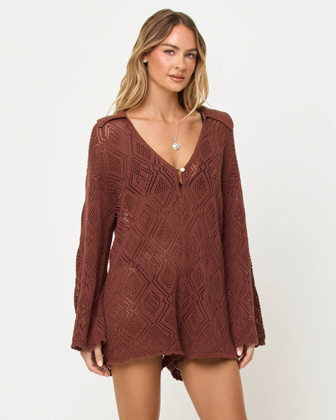 Golden Daze Romper Cafe