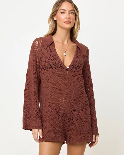 Golden Daze Romper Cafe