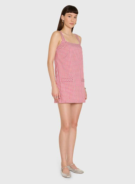 Indy Dress - Red White