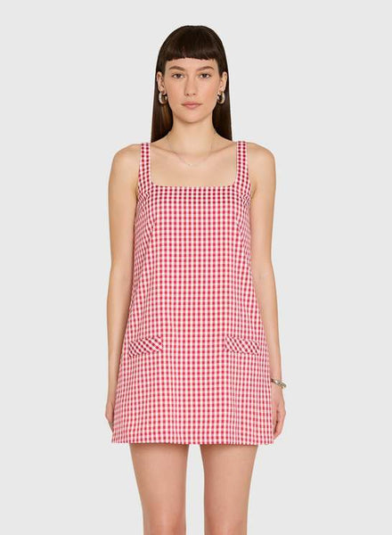 Indy Dress - Red White