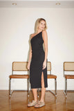 Ariel Rib Dress - Black